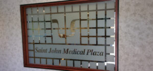 Decorative-window-film-on-glass-saint-john-medical-plaza