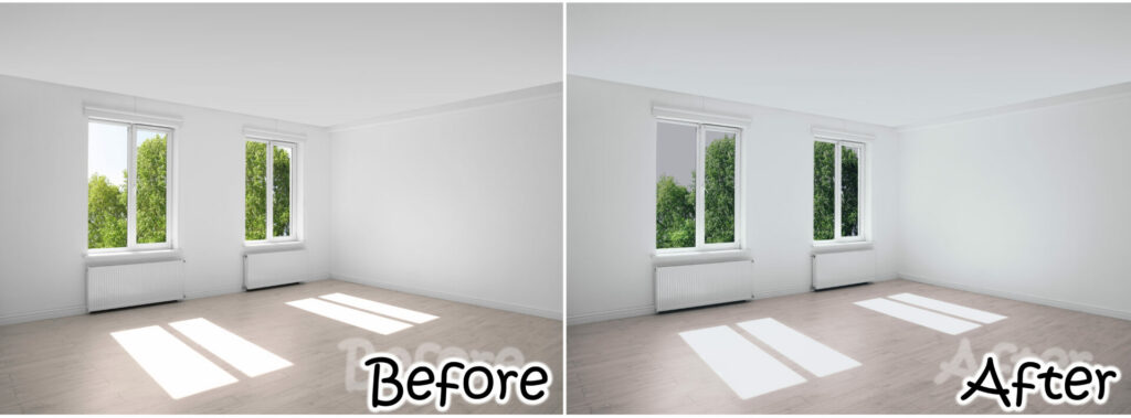 Empty-Room-With-Windows-Before-And-After-Tinting